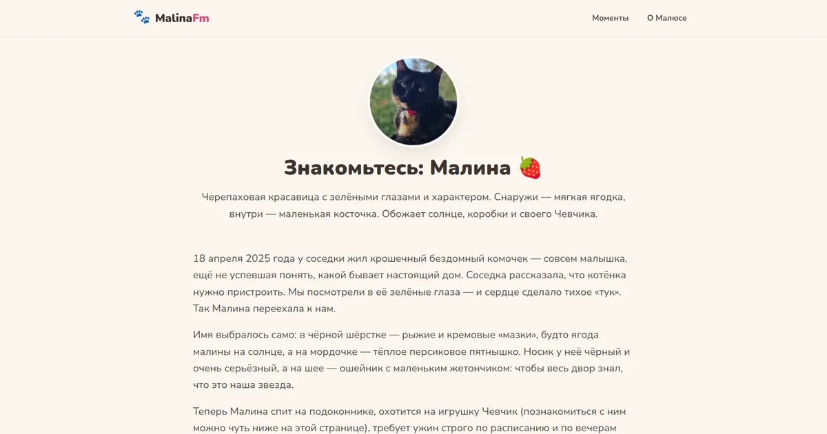 Malina’s story